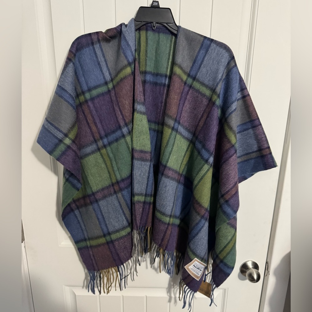 Heritage Traditions Pure Wool Tartan Serape New